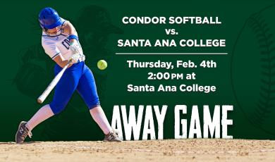 Women’s Softball: OC Condors (Away Game) vs. Santa Ana College