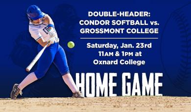 Women’s Softball Double-Header: OC Condors (Home Game) vs. Grossmont College 