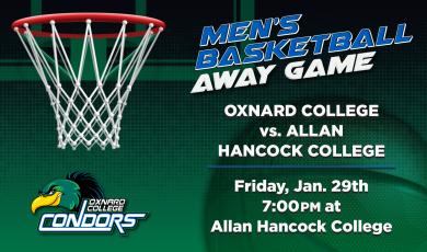 OC Men’s Basketball vs. Allan Hancock College (Away Game)