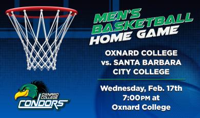 OC Men’s Basketball vs. Santa Barbara City College (Home Game)