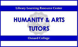 Blue sign. Top says Library Learning resource Center. Middle