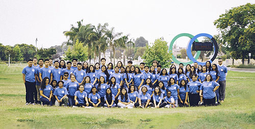 photo of Upward Bound students on the OC Campus.