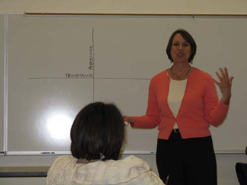 Karen Engelsen Presenting at SI 2010