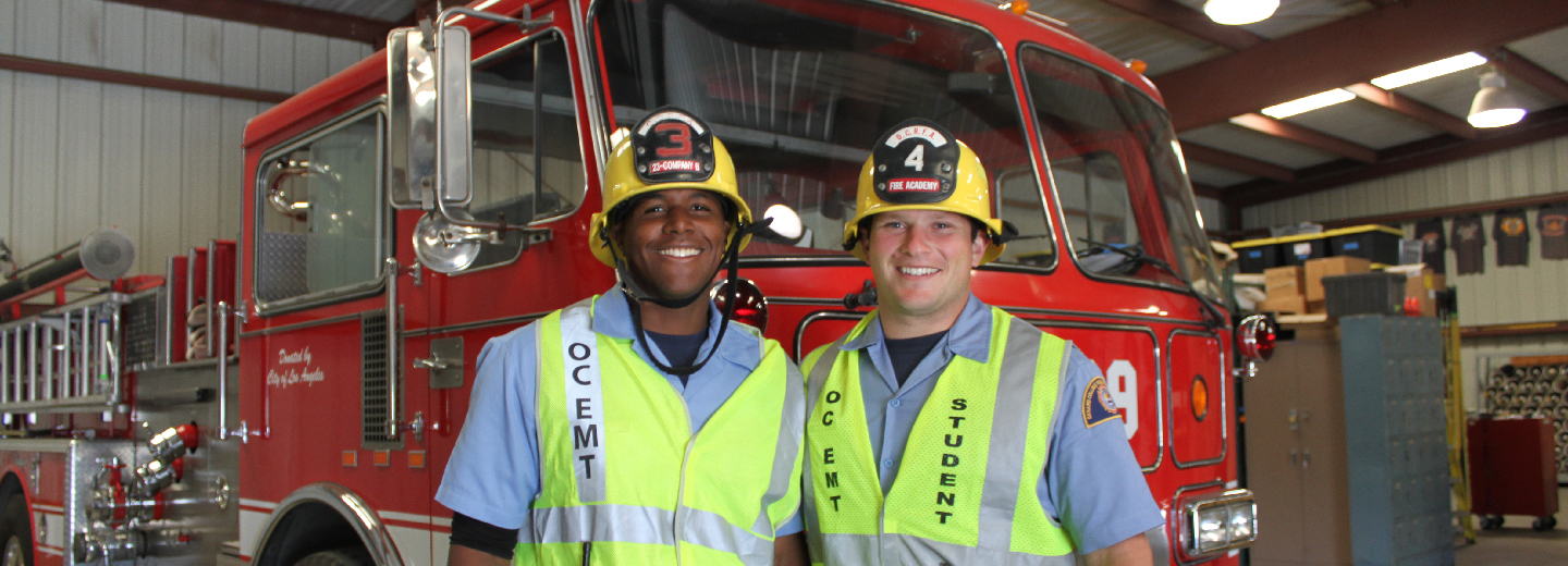 Fire Academy Two Males