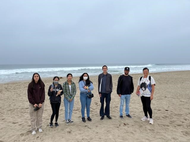 Picture of Chemistry Club members at Ormond Beach