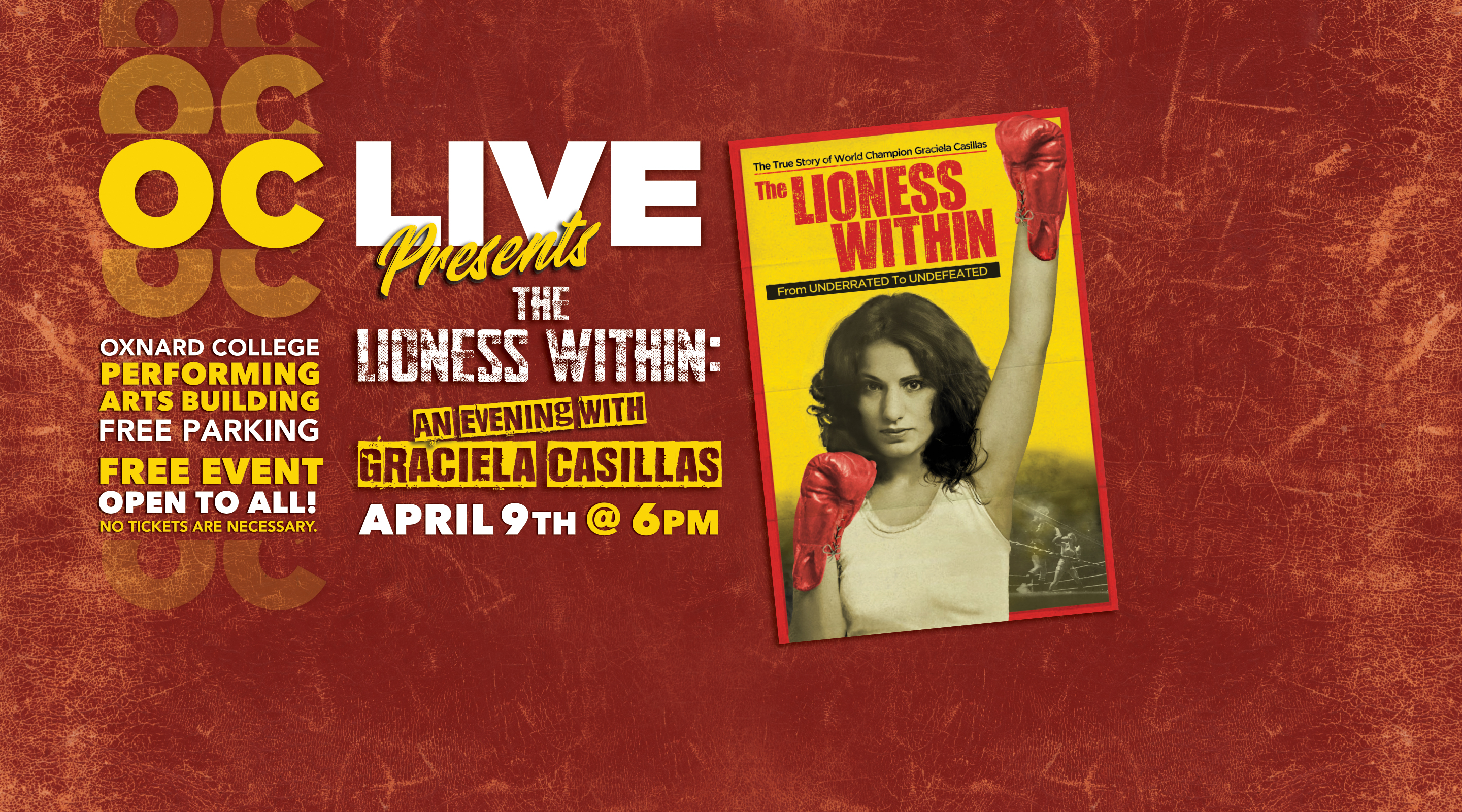 OC LIVE: The Lioness Within – An Evening with Graciela Casillas