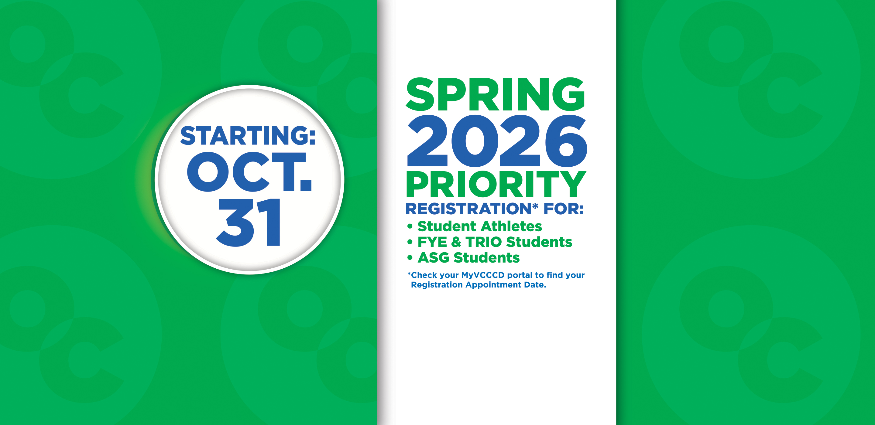 Spring 2026 Priority Registration – Phase 2