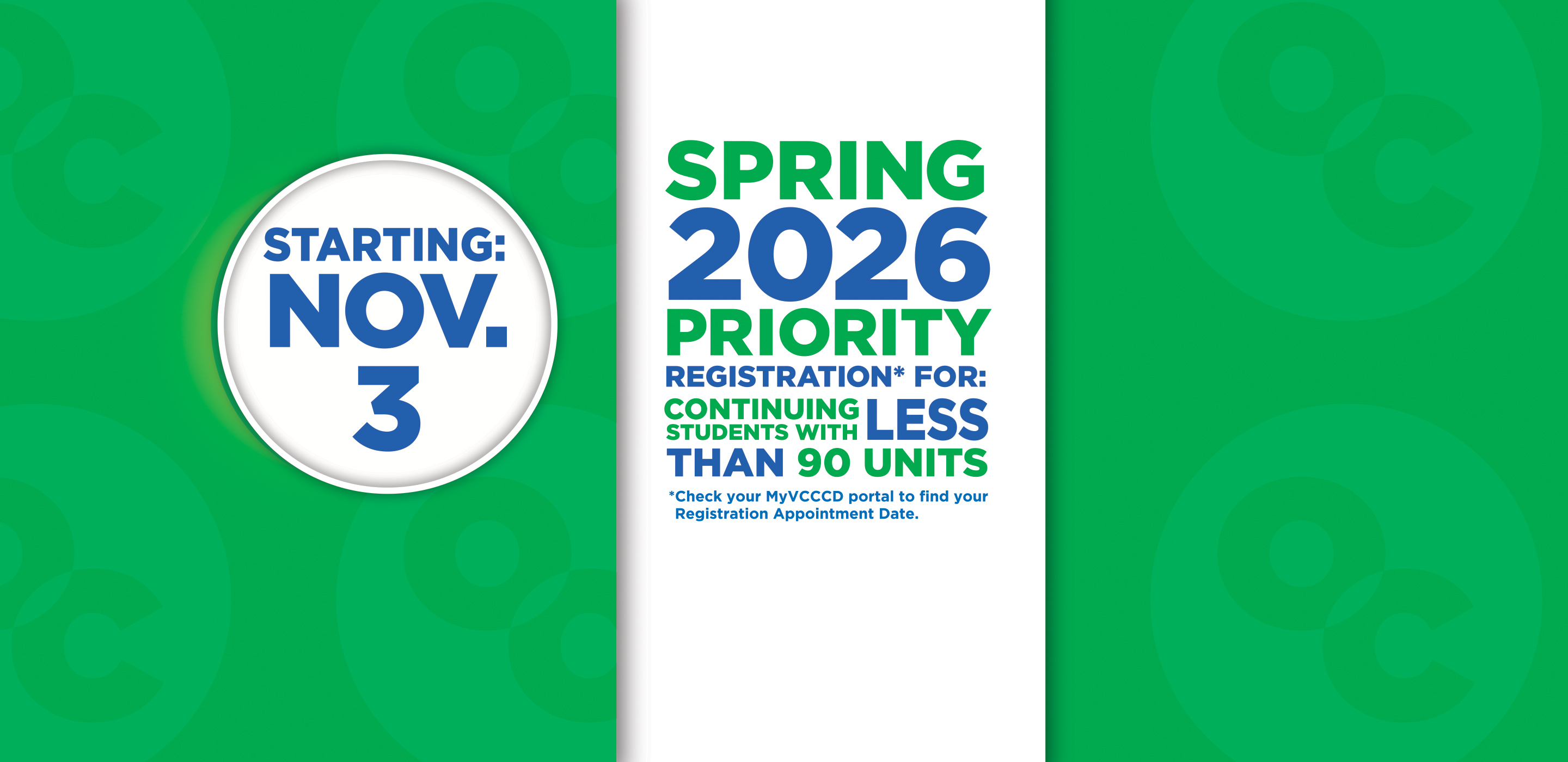 Spring 2026 Priority Registration – Phase 3