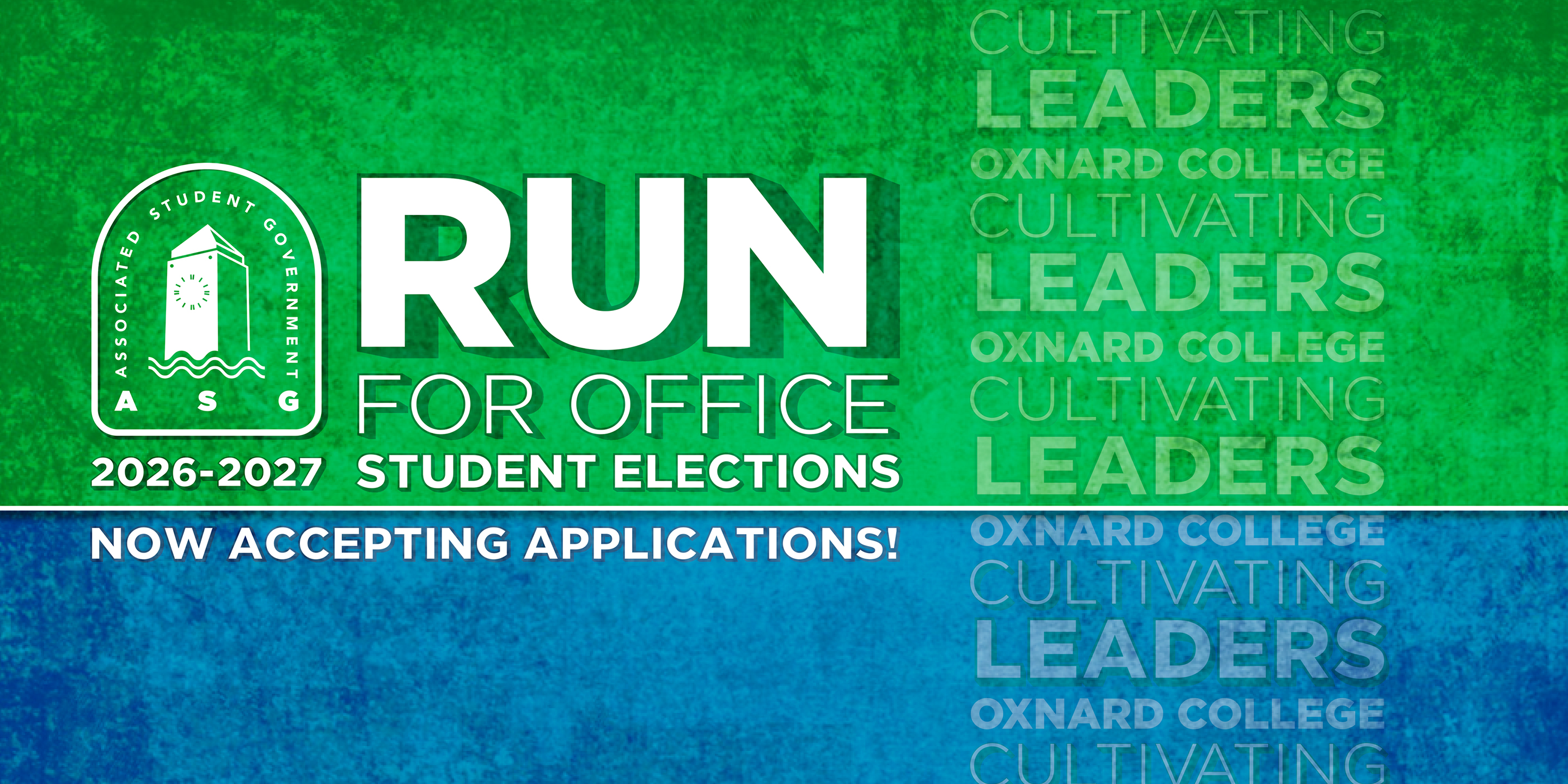 Run for Office in the 2026-2027 Student Elections. Now accepting applications!