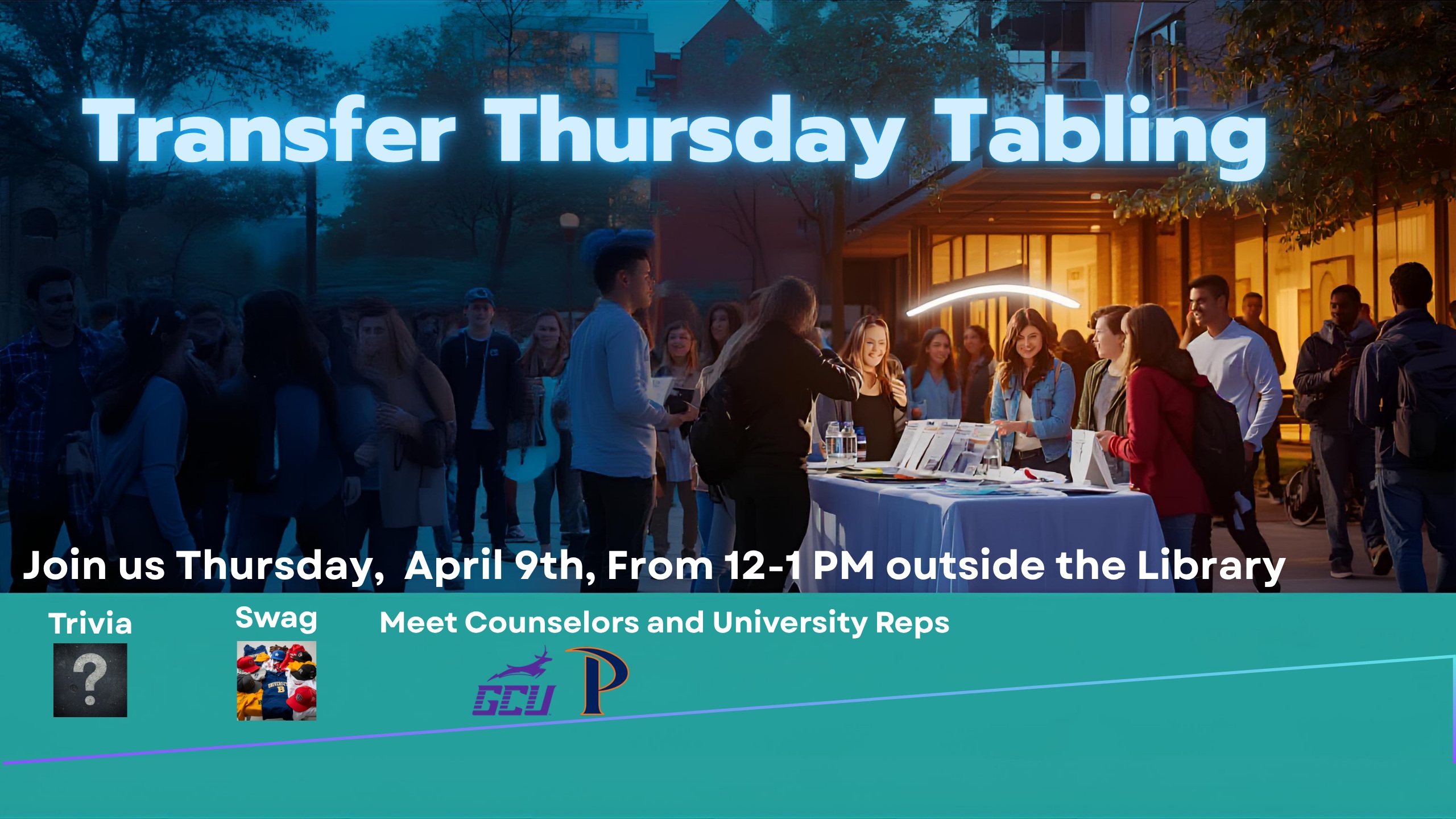 Transfer Thursday Tabling April 9
