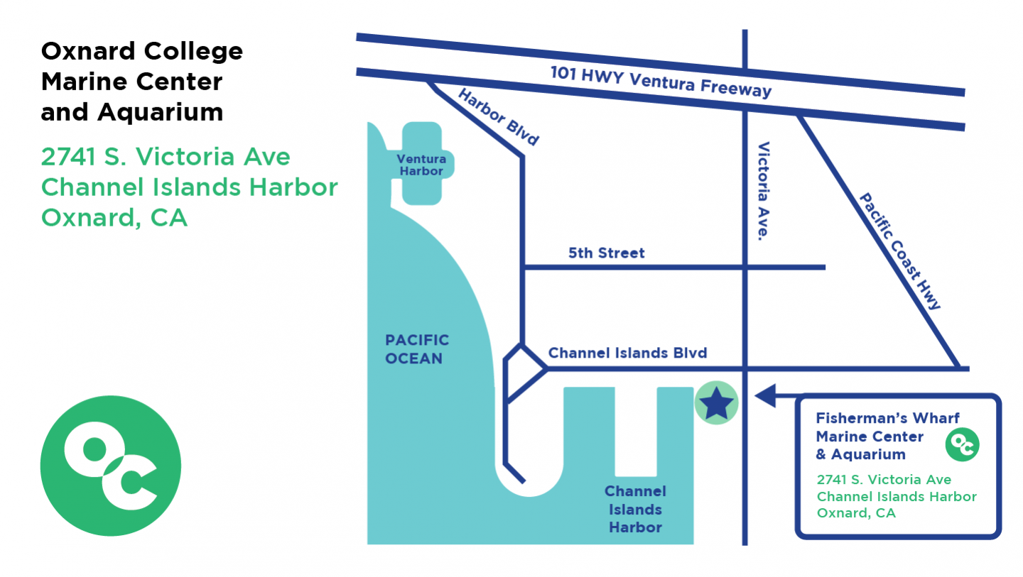 map to marine center in channel islands harbor