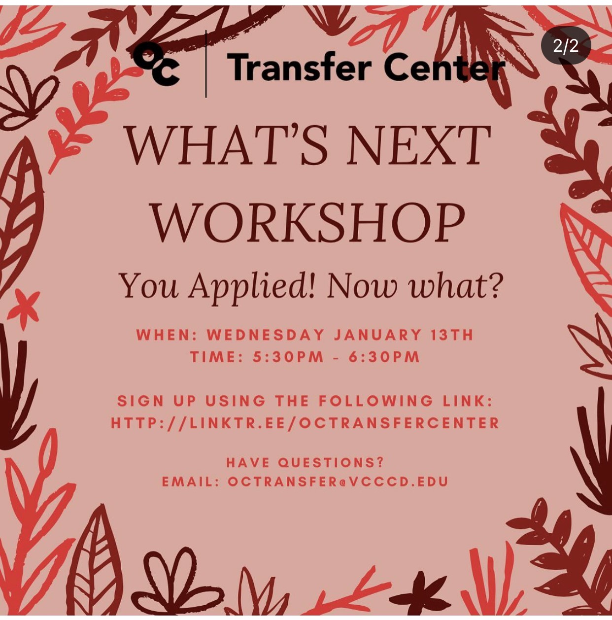 OC Transfer 101 flyer 2