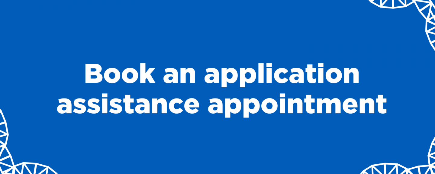 Book an application assistance appointment