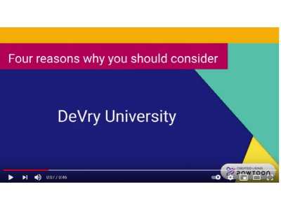 DeVry University campus highlights video