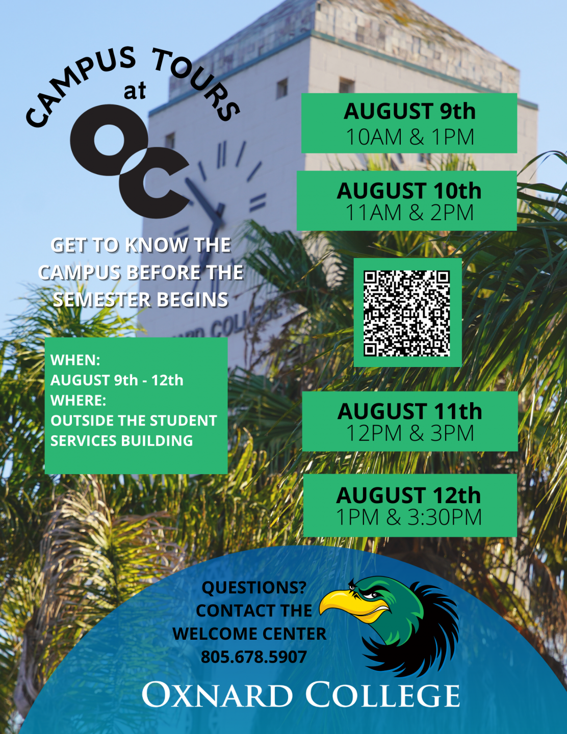 OC Campus Tours Fall 2021