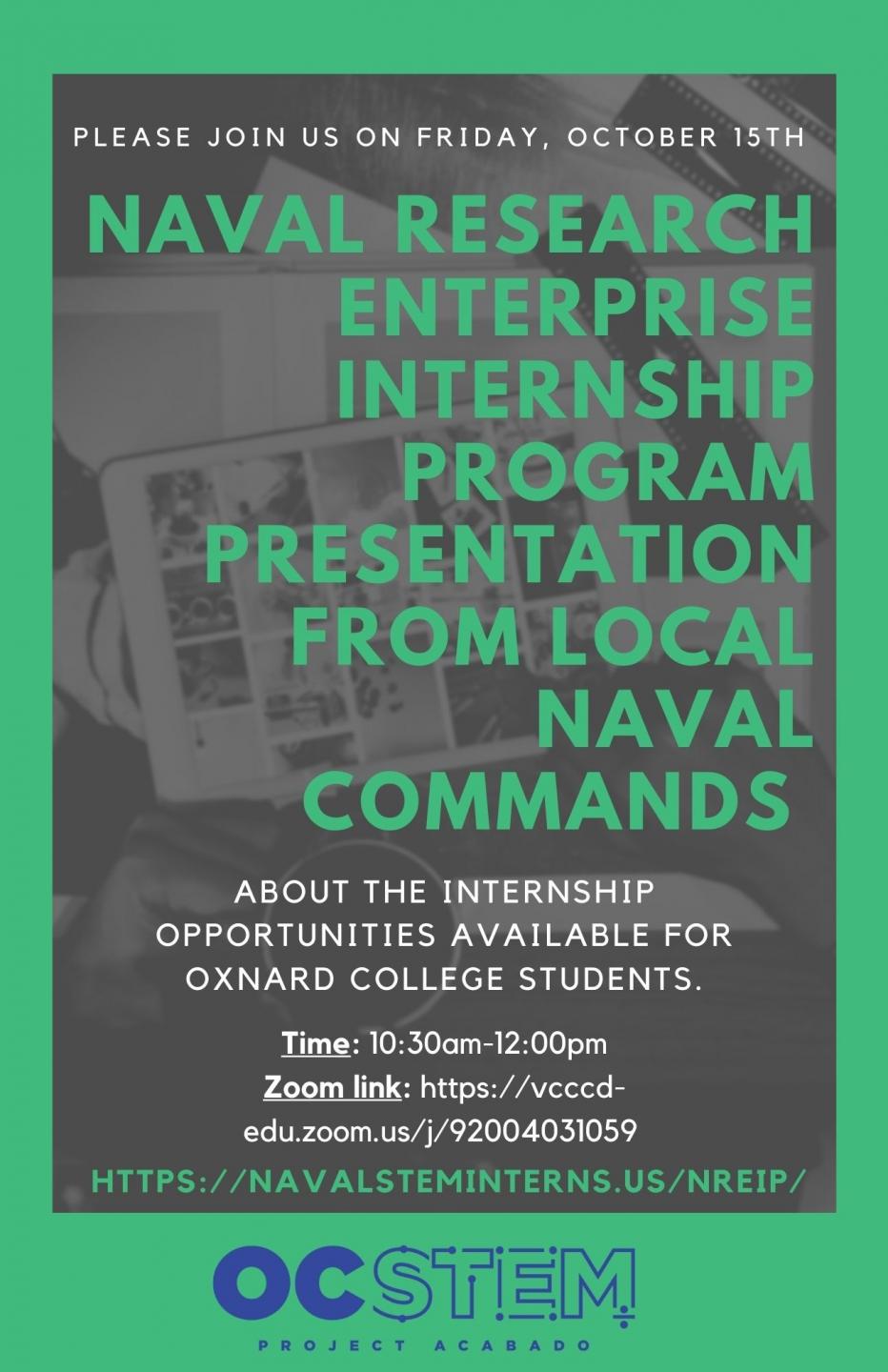 Naval Research Enterprise Internship Presentation