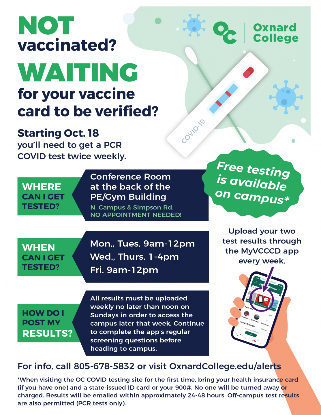 COVID Testing Flyer