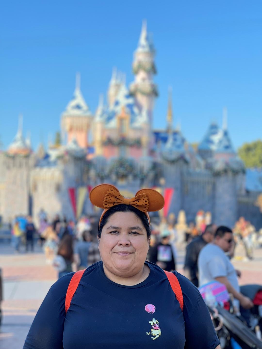 Fidelia A. Flores at Disneyland 