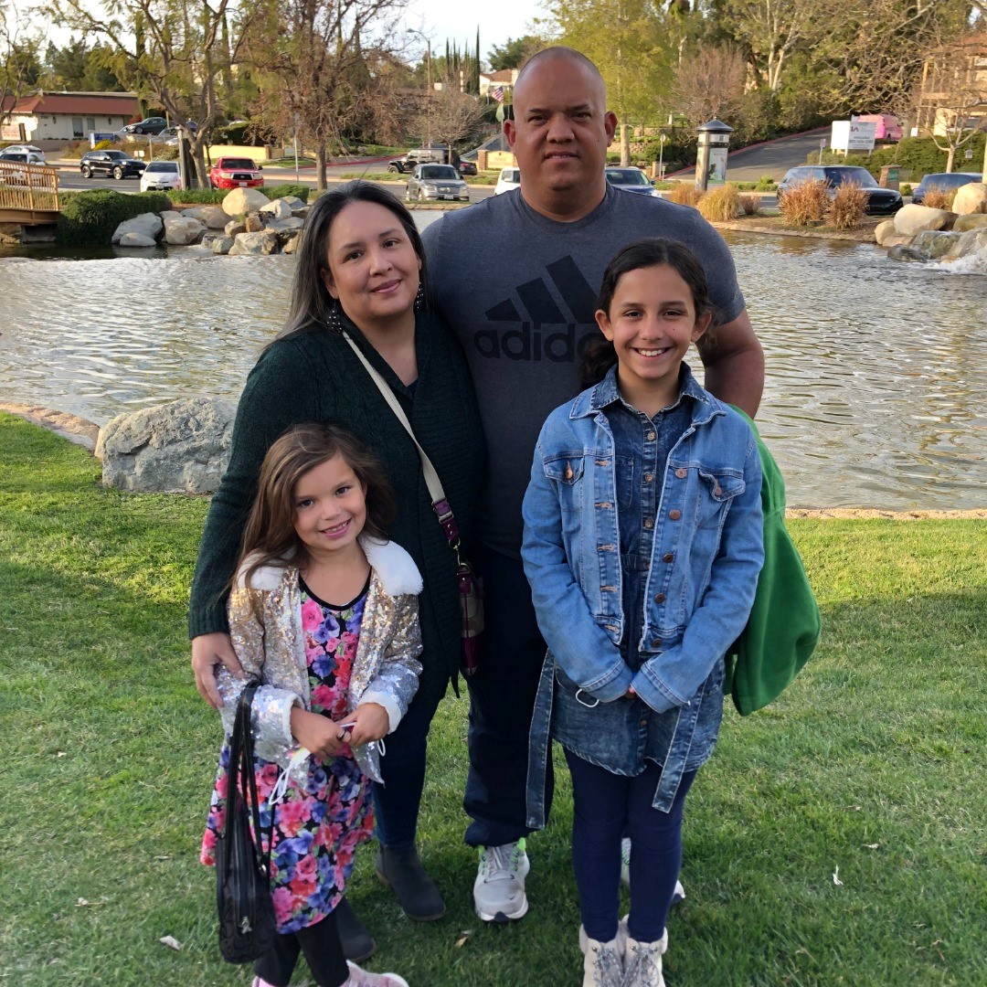 Oxnard College Dean of Student Success and Title IX Coordinator Leah Alarcon and her family