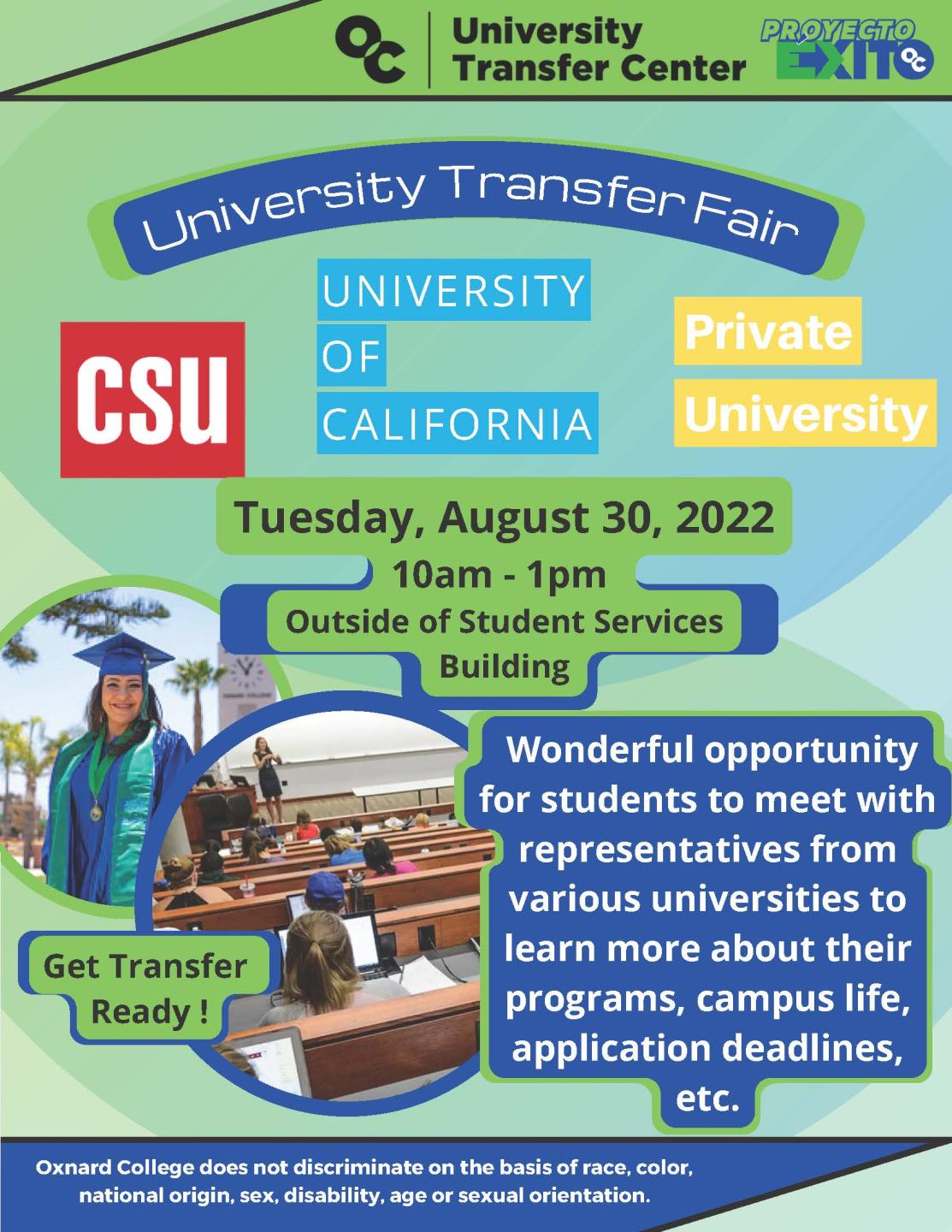 Fall 22 University Transfer Fair