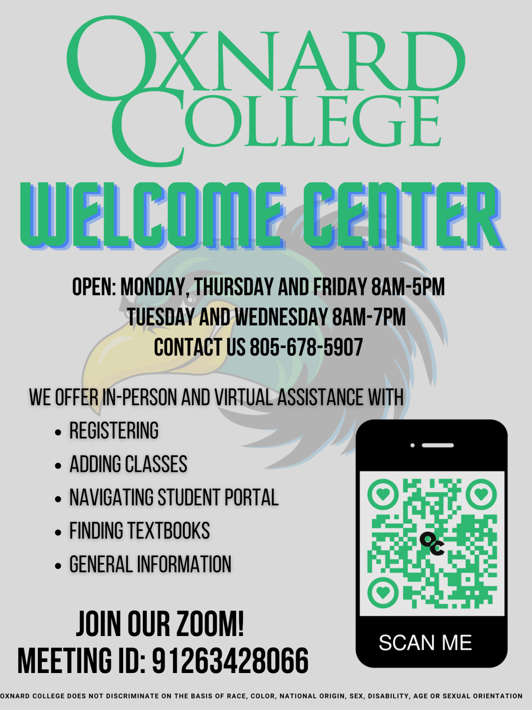 Welcome Center Flyer