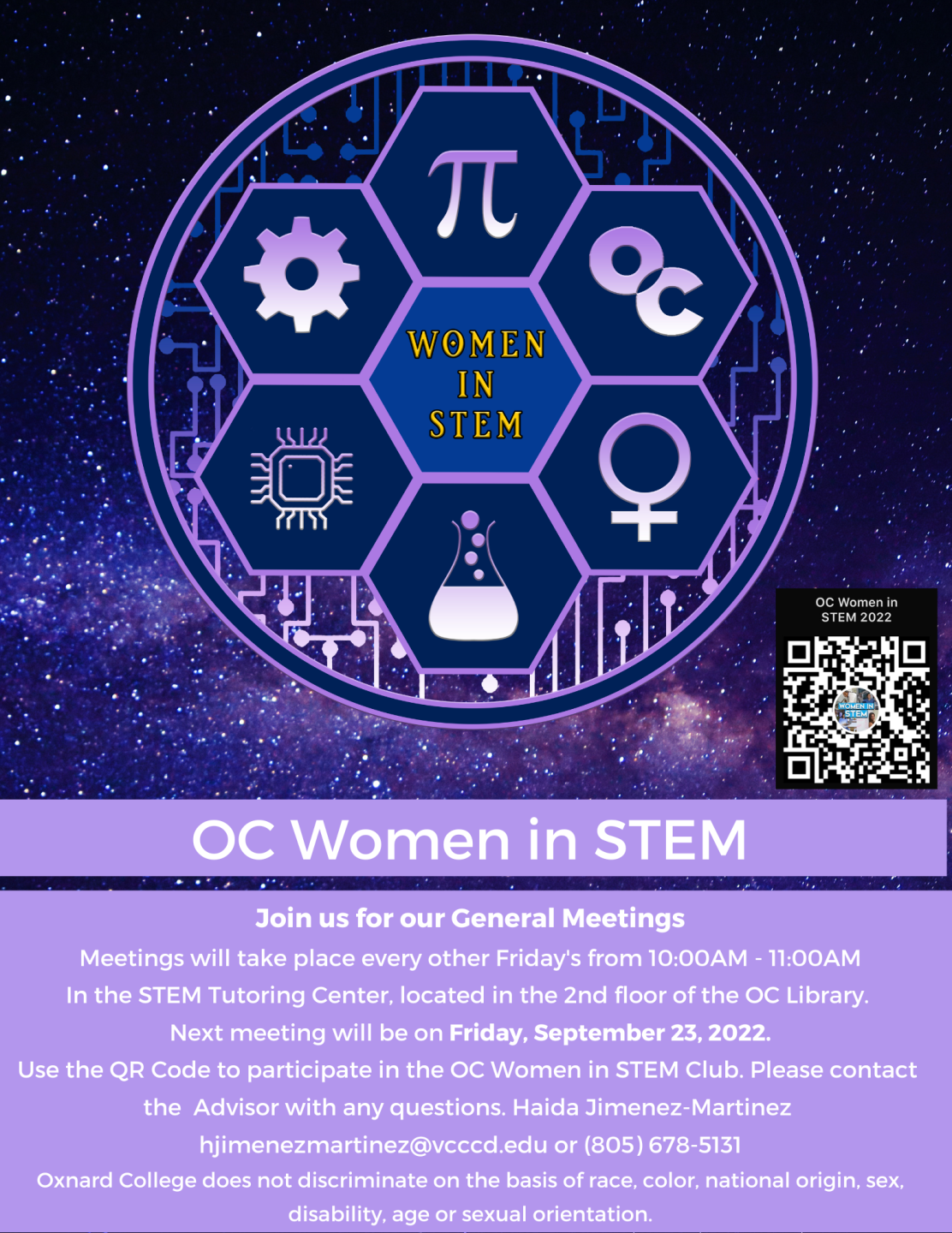 OC Women in STEM flyer