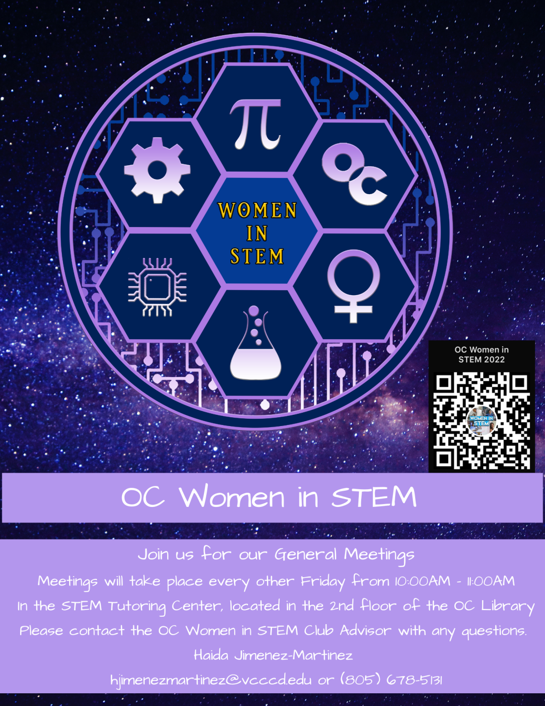 OC Women in STEM flyer