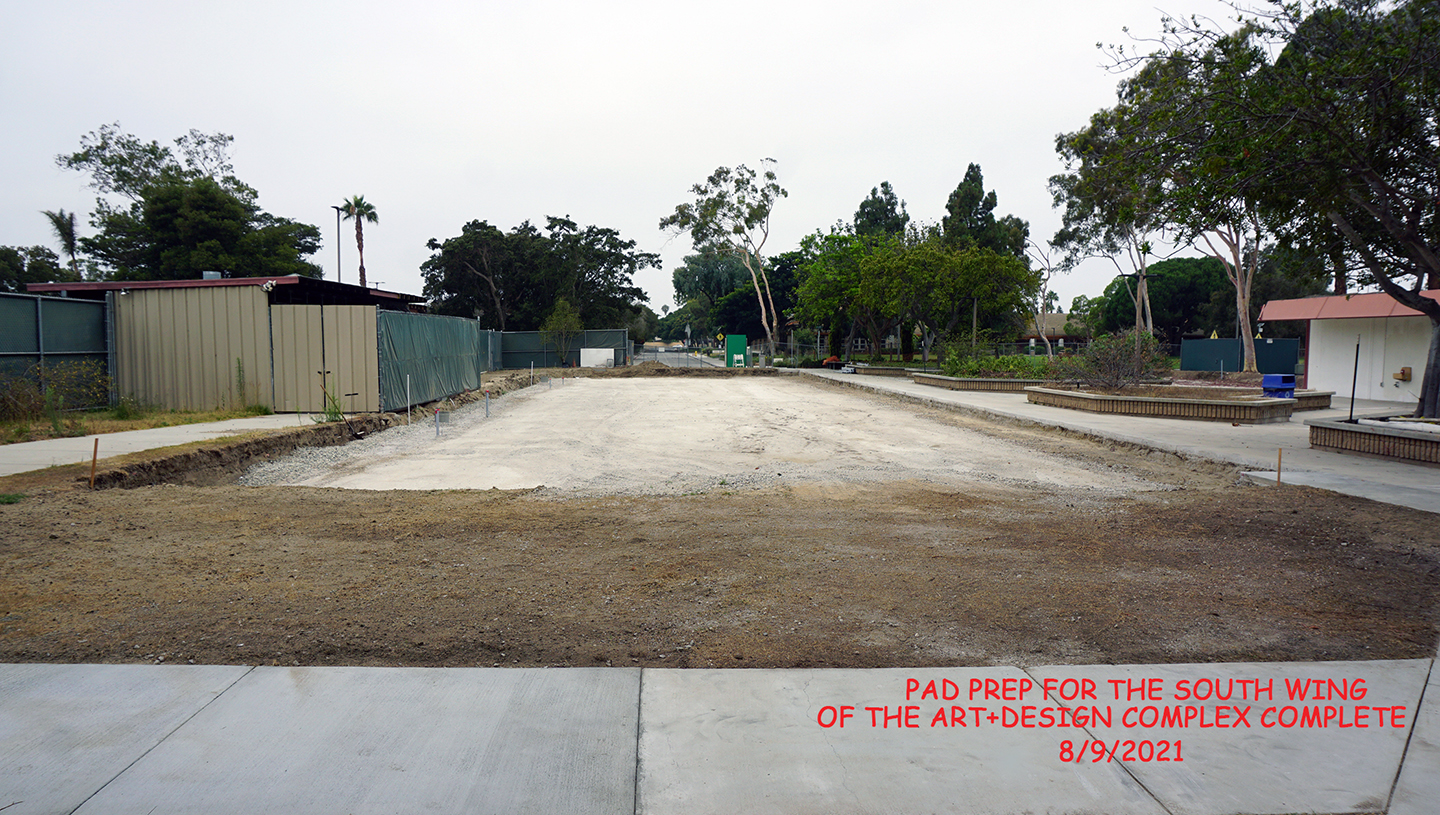 Prepping the Pad of the South Wing