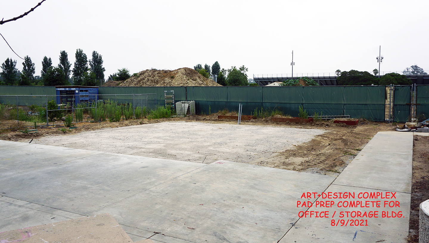 Pad Prep for Complex Office/Storage Building