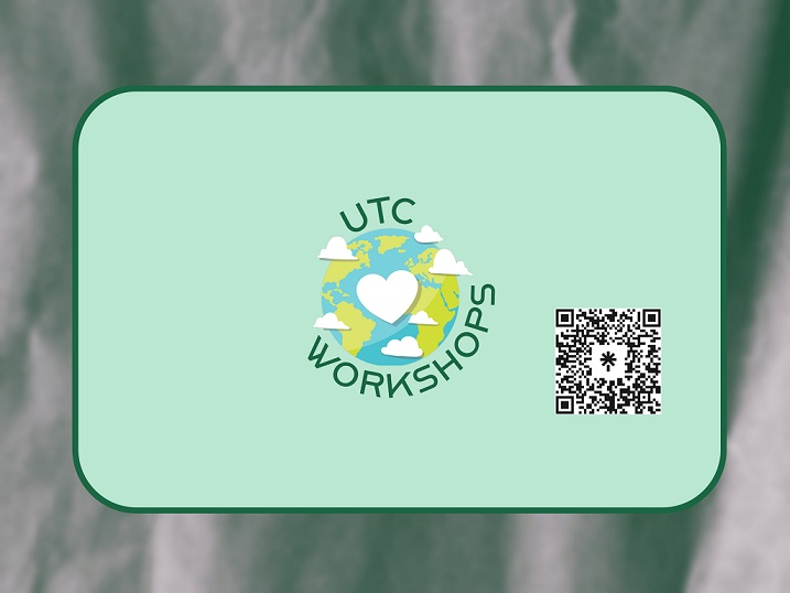 button that reads "UTC Workshops"