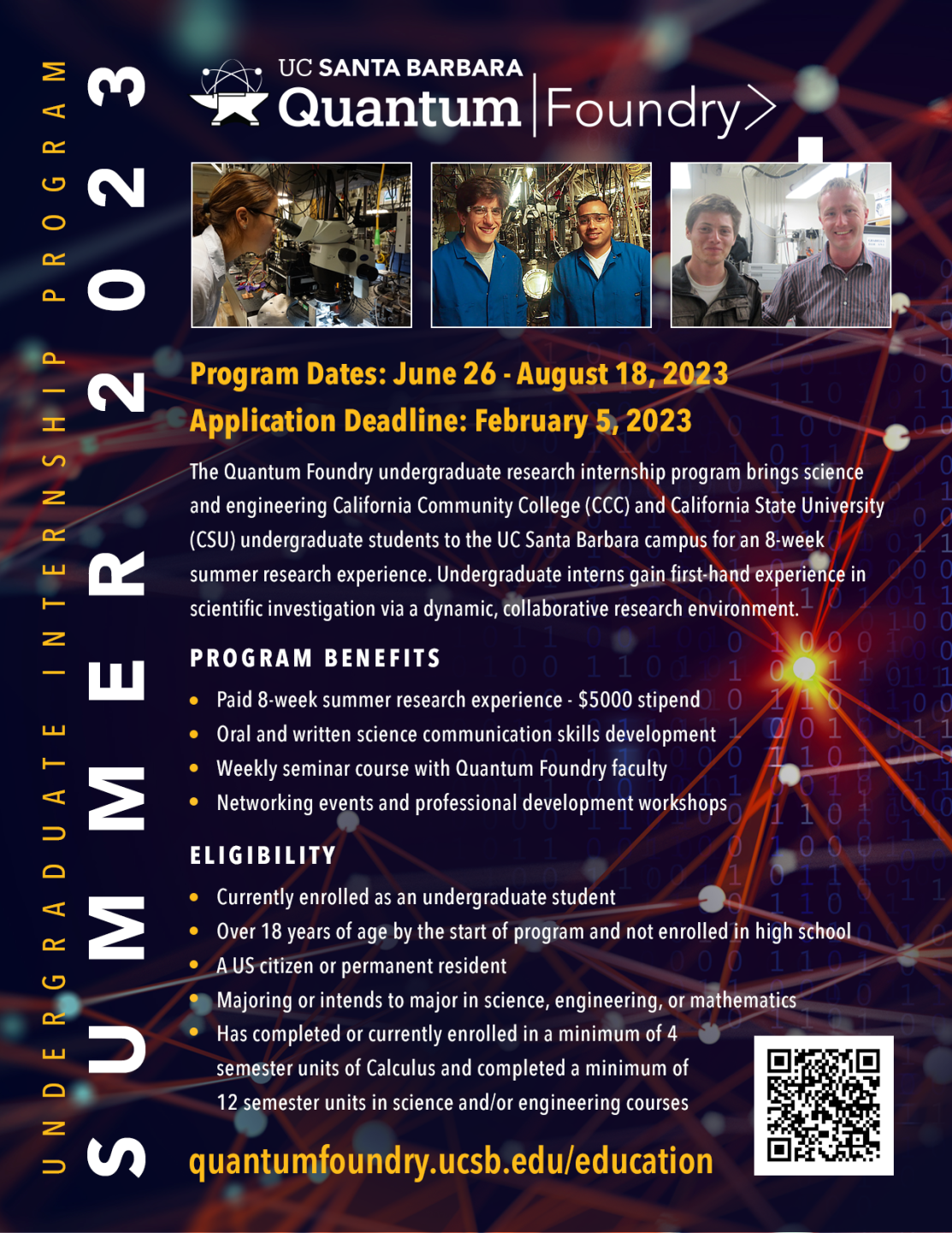 Quantum Foundry Internship Summer 2023