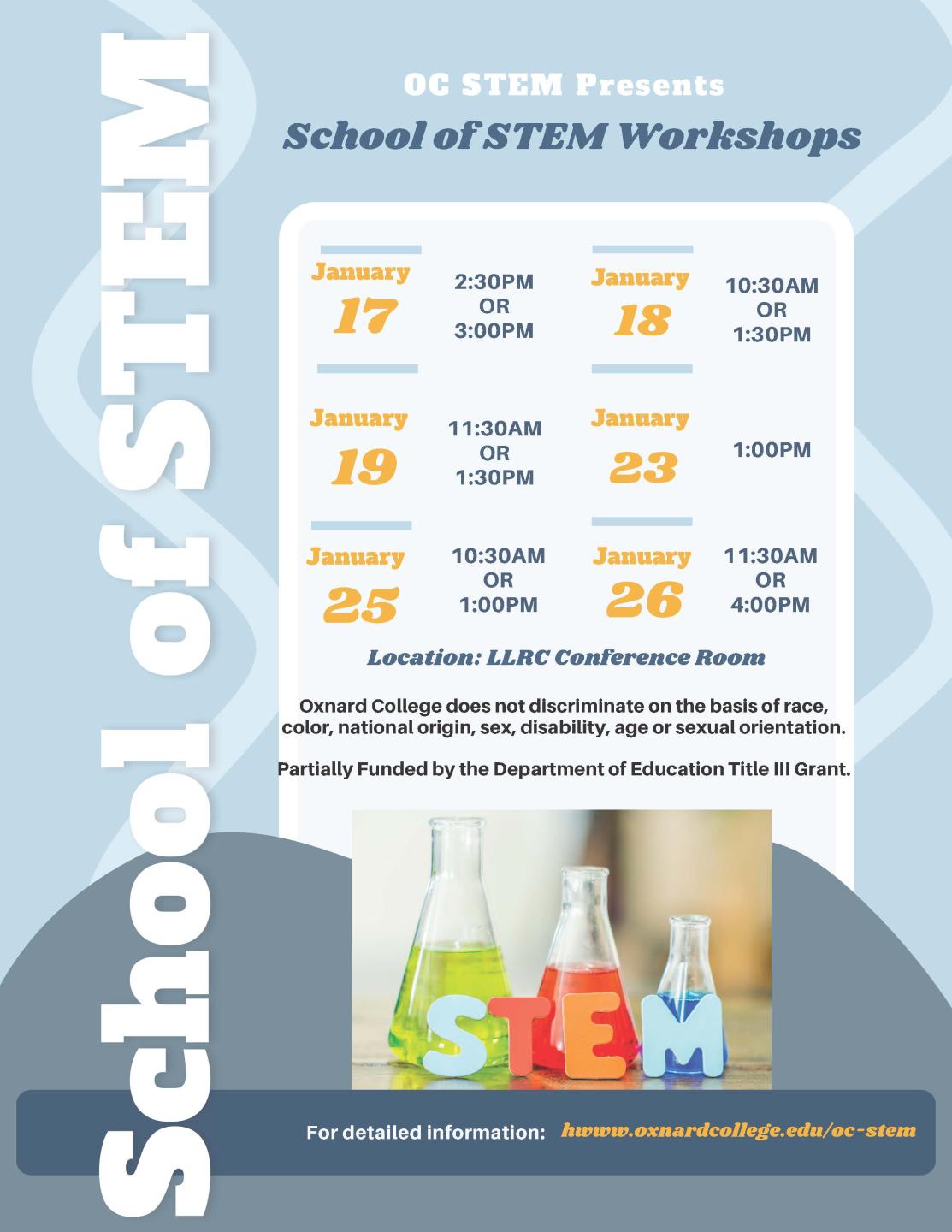 Spring 2023 School of STEM Updated Flyer