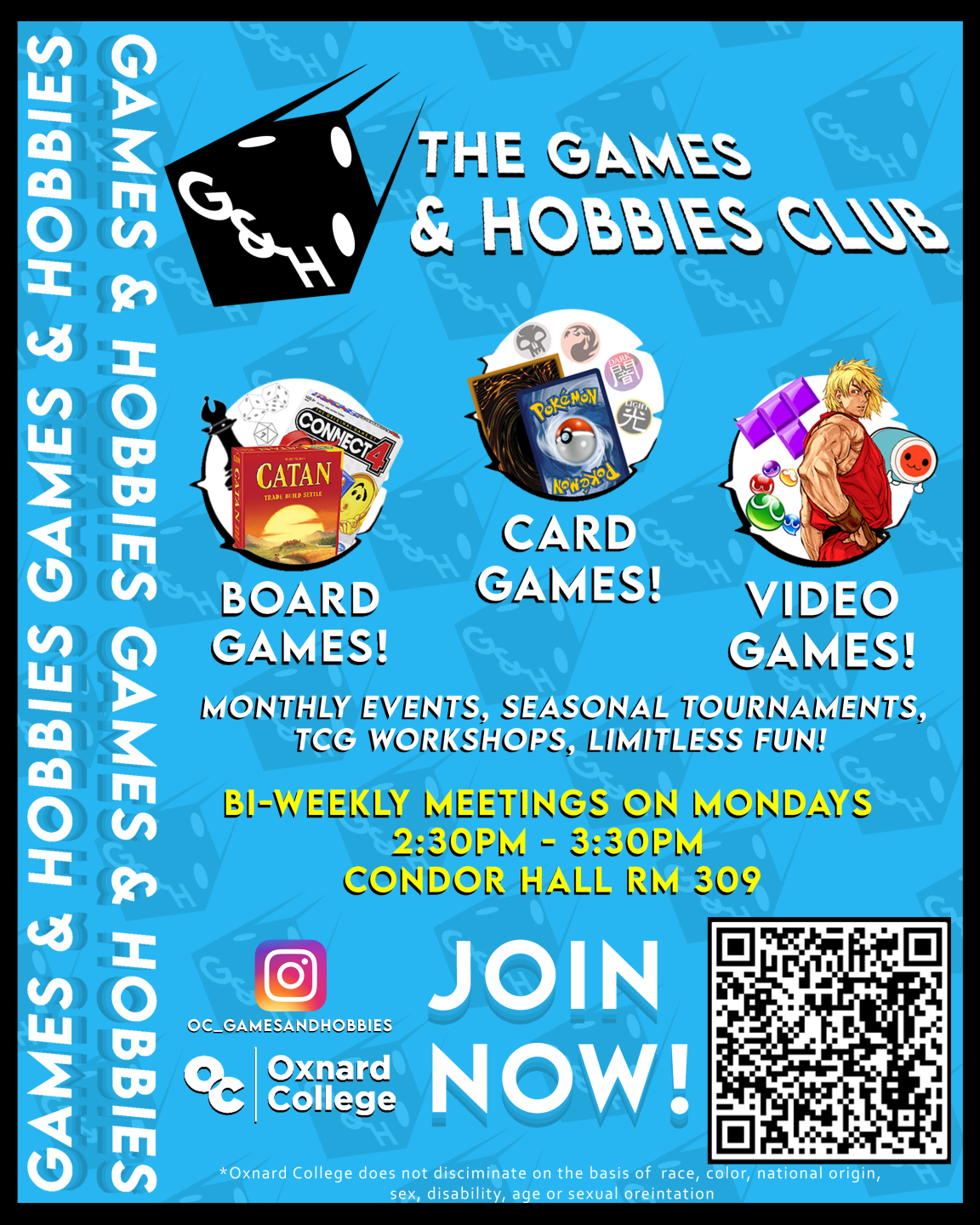 Games and Hobbies Flyer