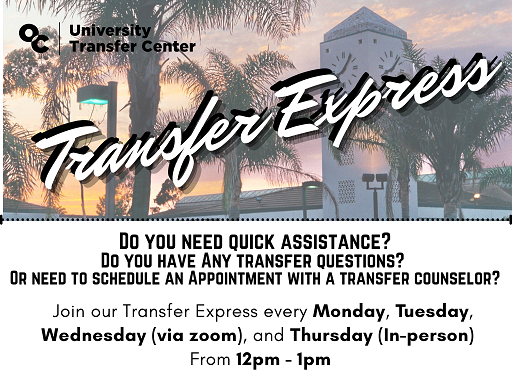 Transfer Express - 12pm to 1pm