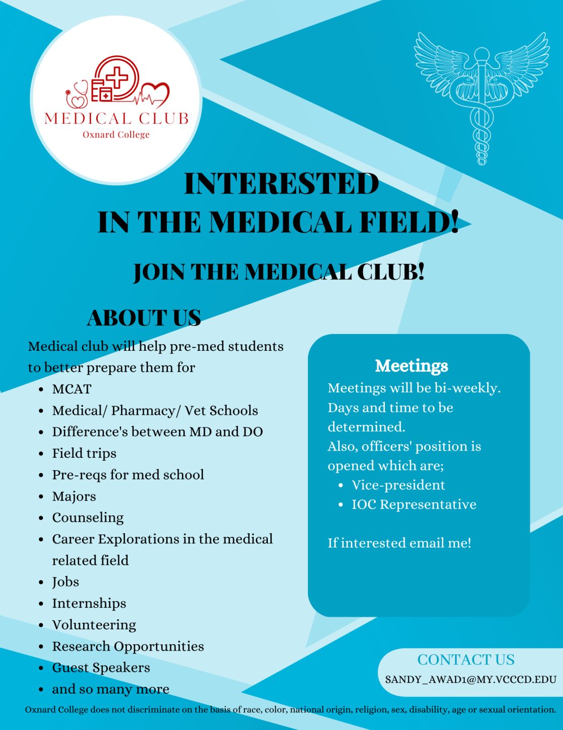 UPDATED Medical Club Recruitment flyer
