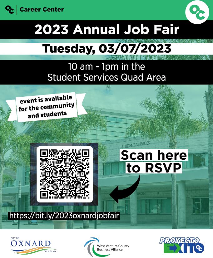 Updated 2023 Job Fair flyer
