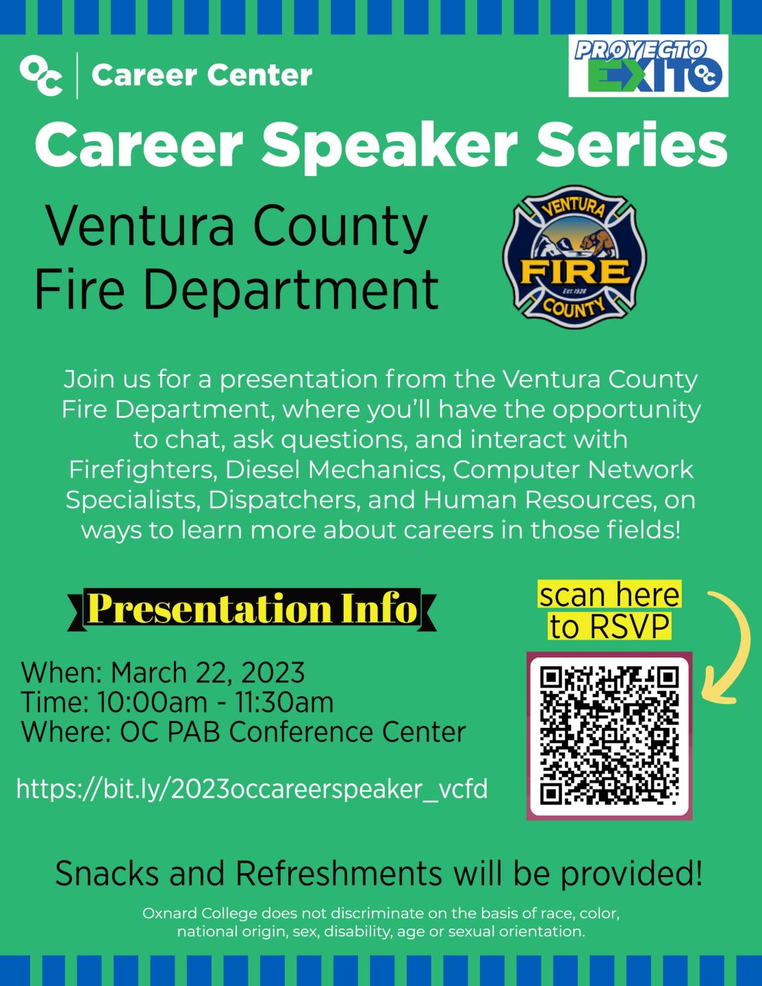 Fire Department Career Speakers Series