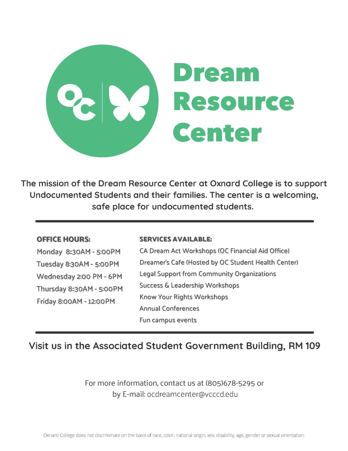 Dream Resource Center Page 1