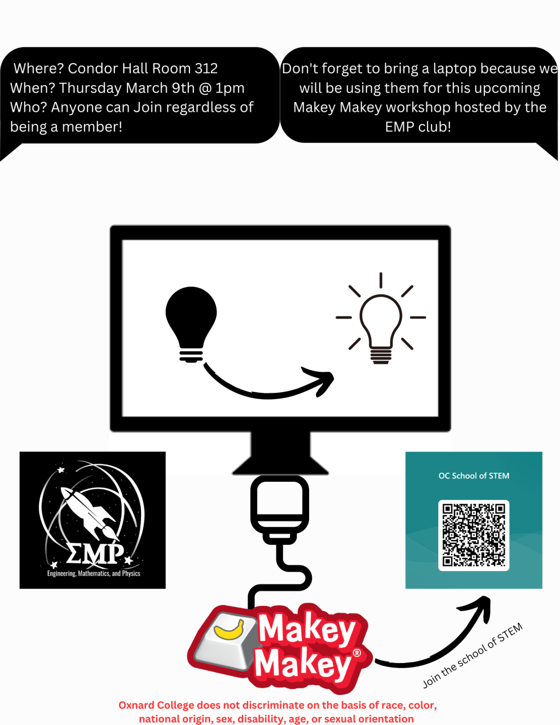 Makey Makey workshop flyer