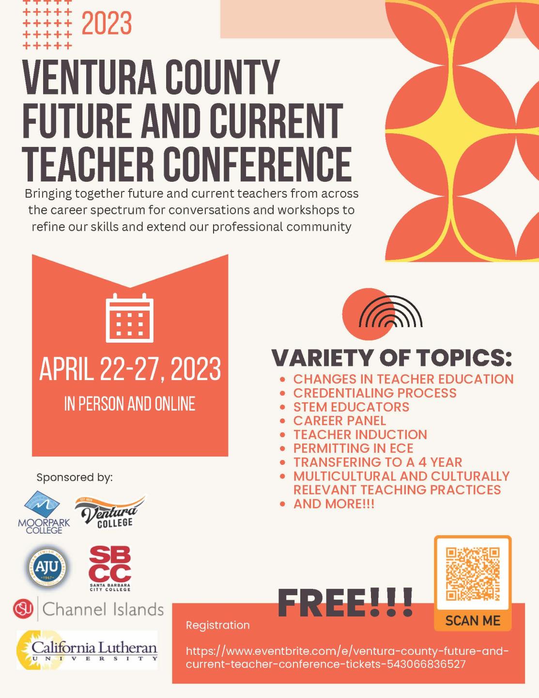 2023 VC Future Teachers Conference flyer