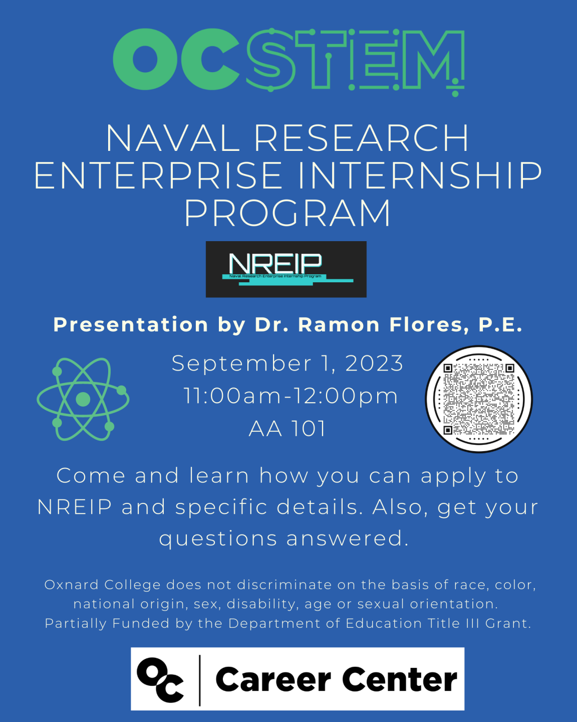 Fall 23 NREIP Invitation flyer