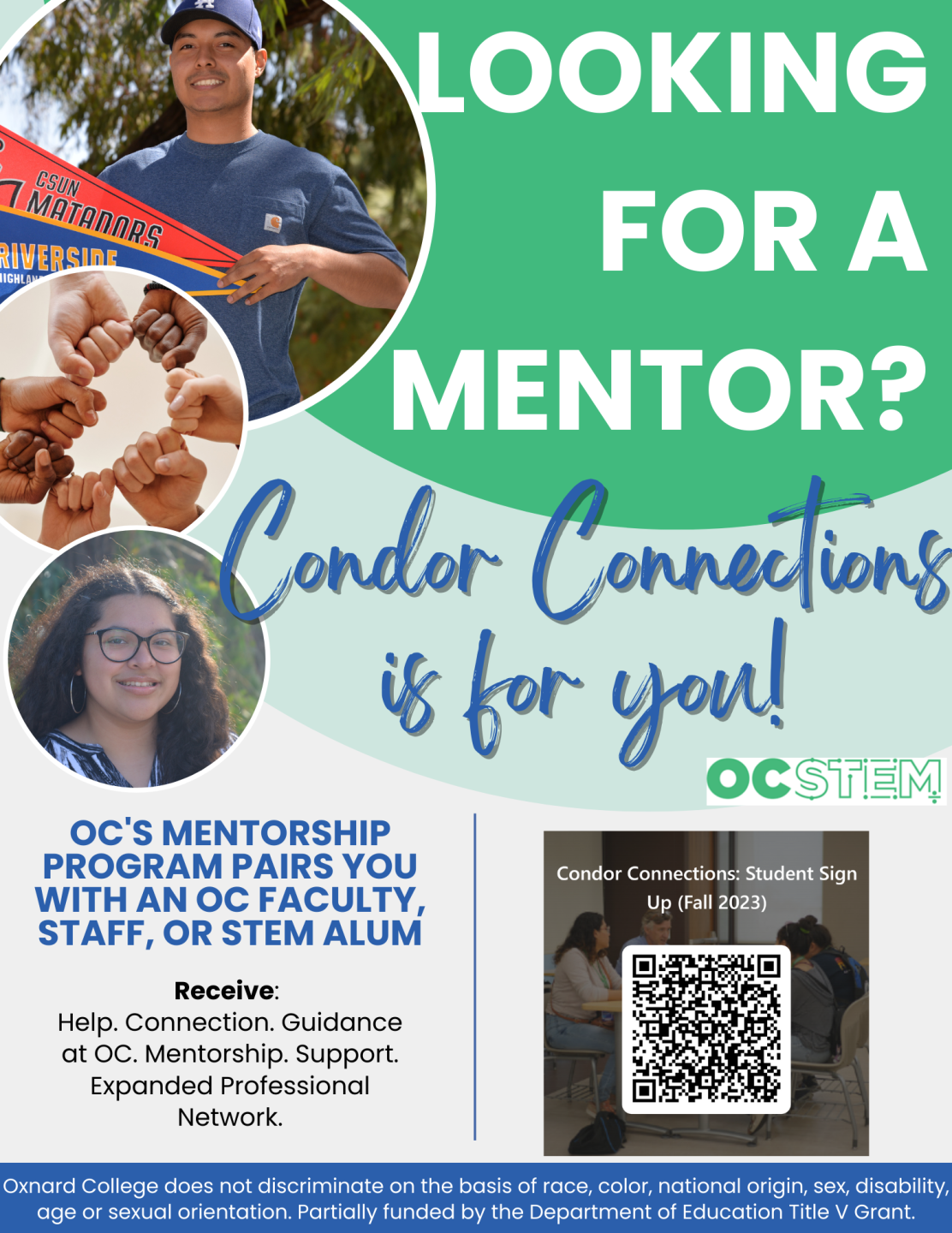 Fall 23 Condor Connections flyer