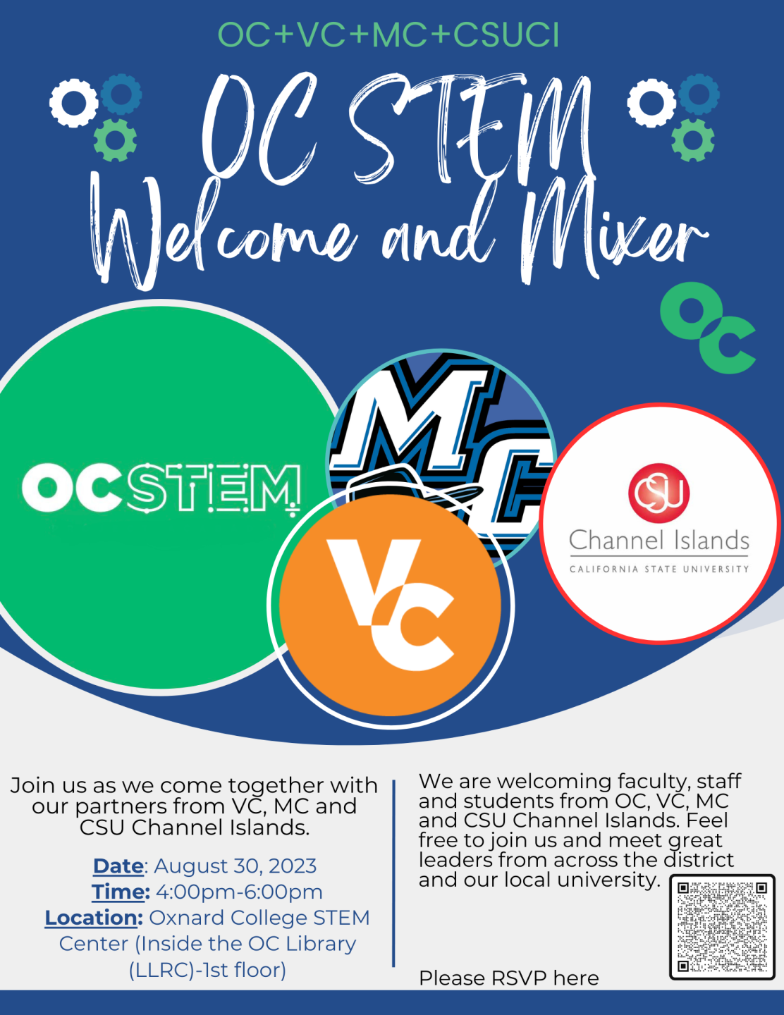 OC STEM Mixer flyer