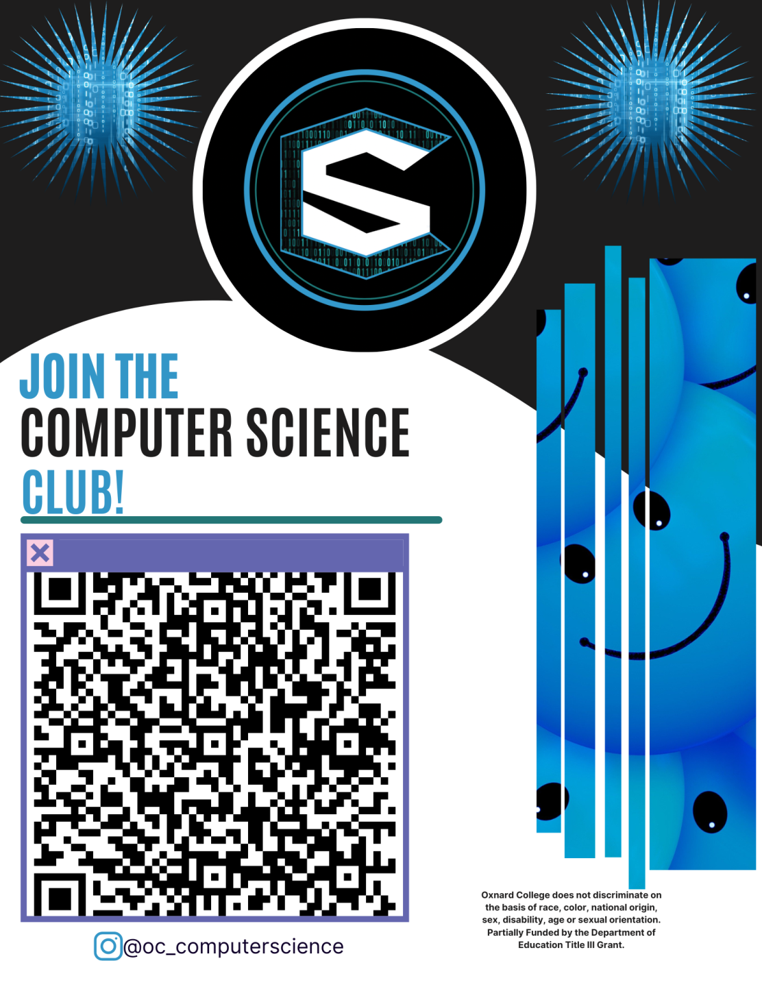 Computer Science Club flyer