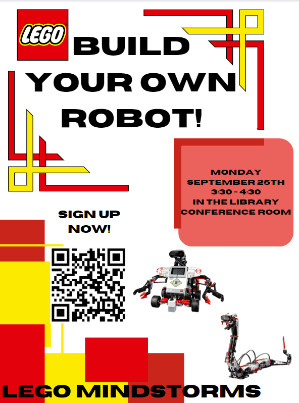 LEGO Mindstorm flyer invite