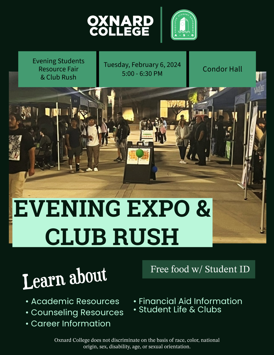 Evening Expo and Club Rush