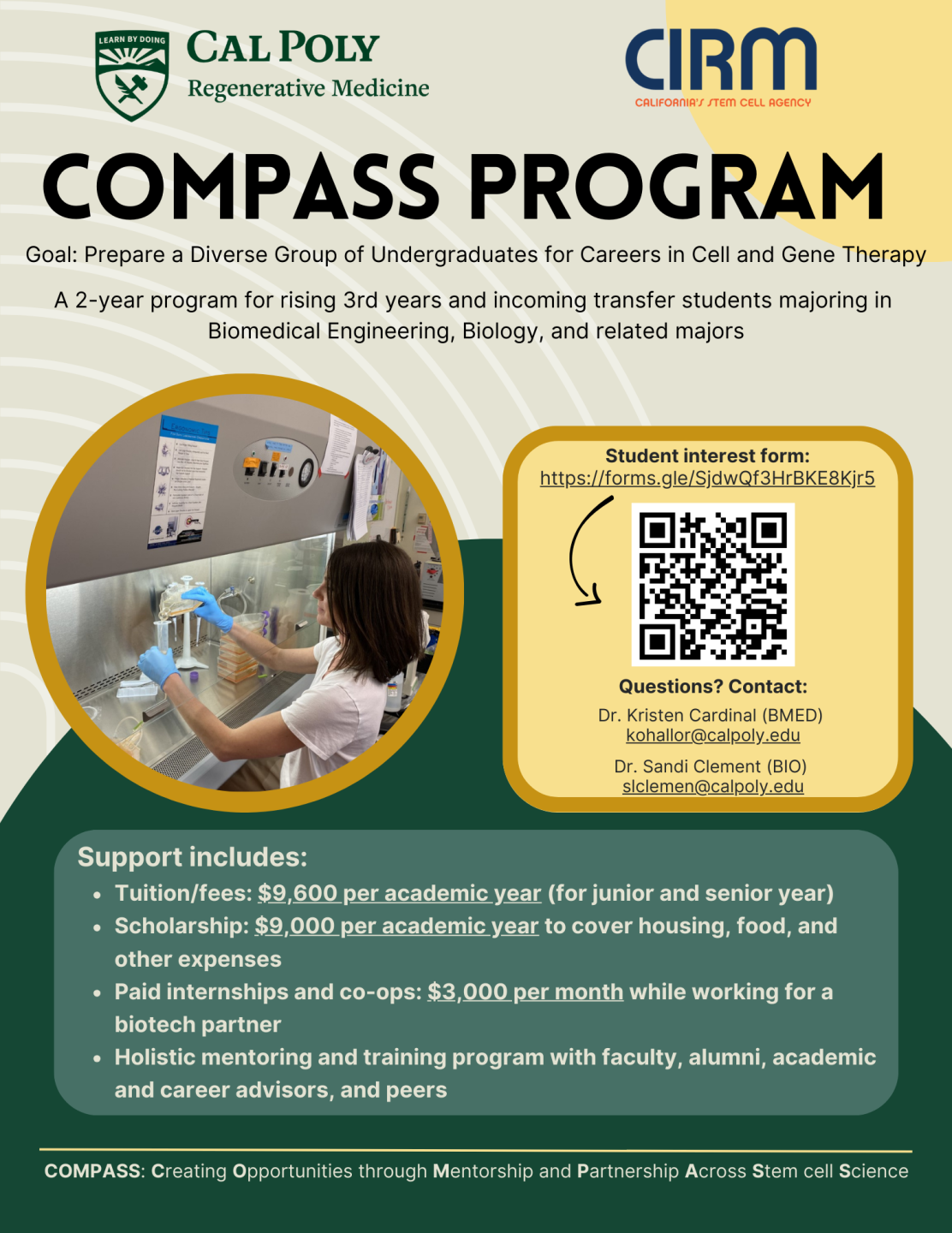 Cal Poly COMPASS Program Flyer