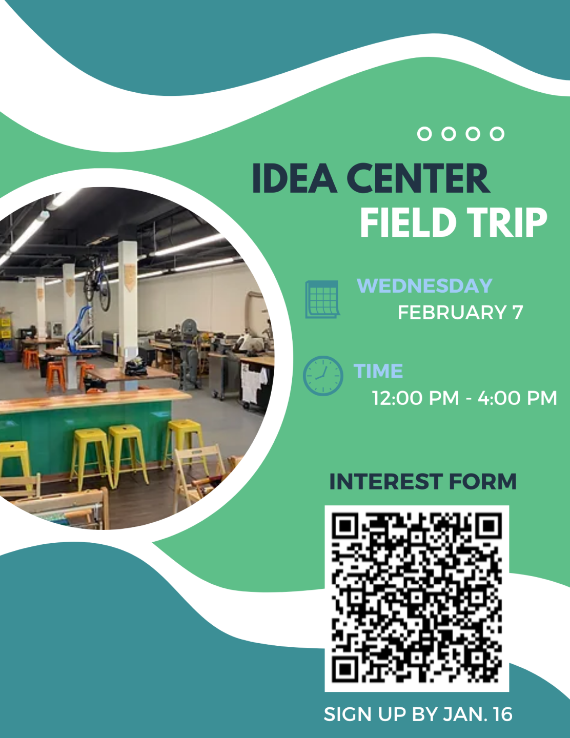 IDEA Center Field Trip Flyer 