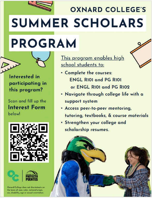 OC Summer Scholars | Oxnard College