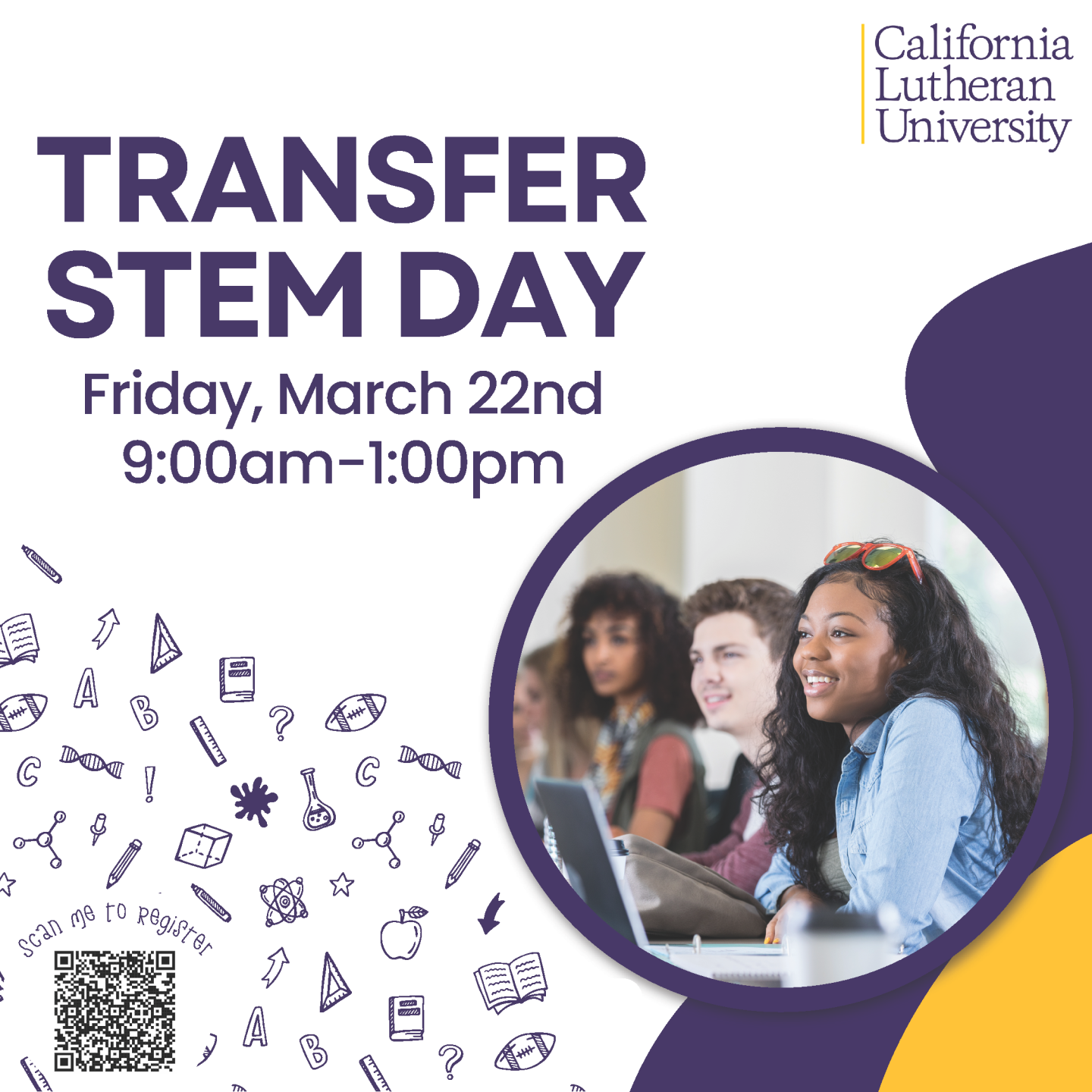 Cal Lutheran Transfer STEM Day Flyer